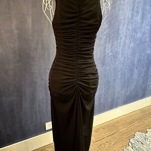 NWoT Michael Kors, zip back, ruched bodycon dress.